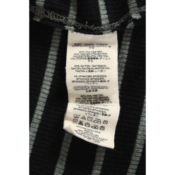 Free People WE THE FREE Ruffle Sleeve Peplum Hem Striped Blouse Top, Size XS - Picture 9 of 9